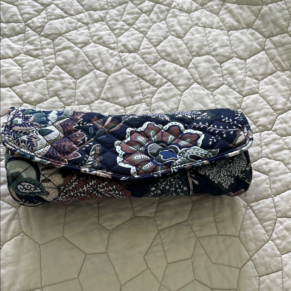 Vera Bradley Blue Pencil Case
